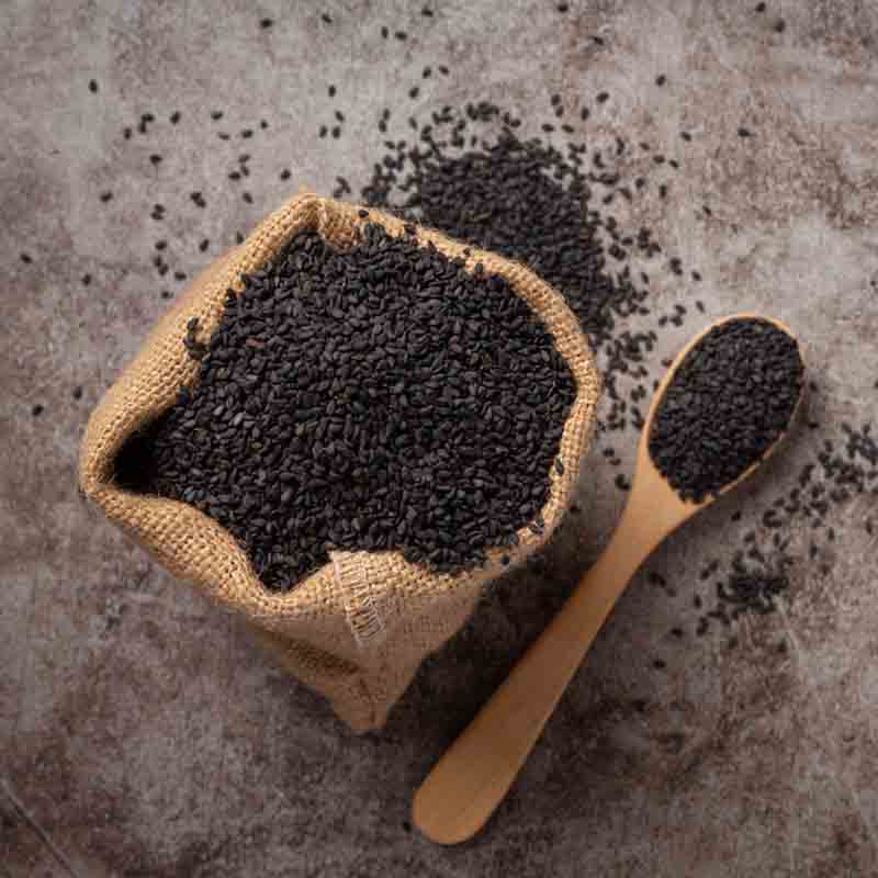 black sesame seeds